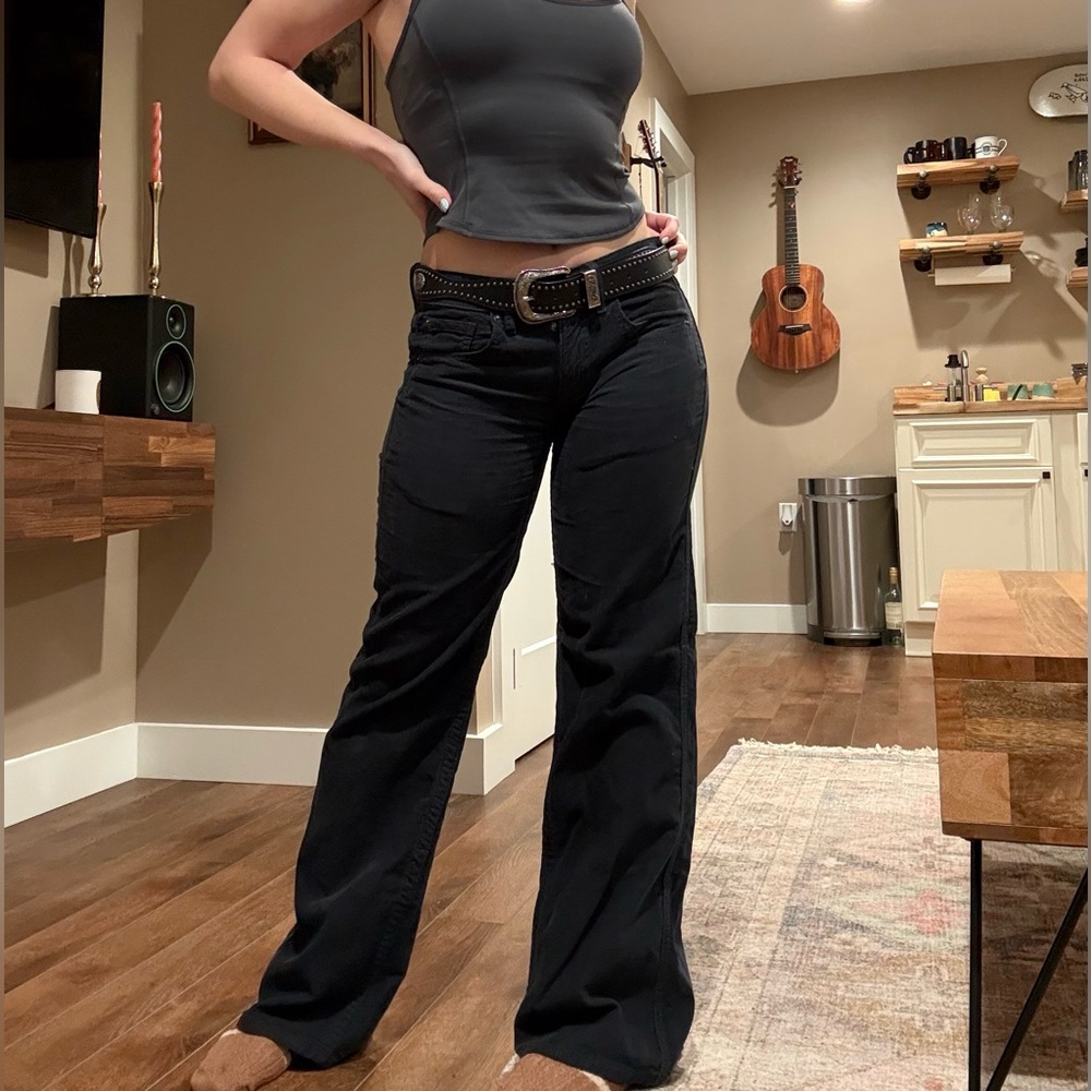 BDG Corduroy Black Boot Cut Pants
